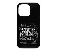 Math Student Nerd Solve The Problem (9x7)+4=? Case for iPhone 13 Pro