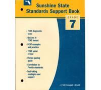 Math Sunshine State Standards Course 2 Grade 7: Mcdougal Littell Middle School Math Florida (Mid Sch Math)