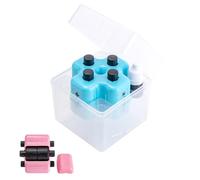 Math Teacher 4-in-1 Math Stamp Roller - Educational Toy & Learning Tools for Addition Subtraction Multiplication Division Within 100, Brain Improvement Device for Kids Can Randomly (Blue)