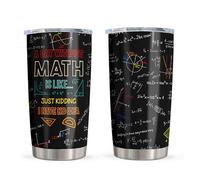 Math Teacher Appreciation Gift - Tumbler 20OZ for Math Lovers, Students, Nerds - Best Ideas for Women/Men/Adults/Kids