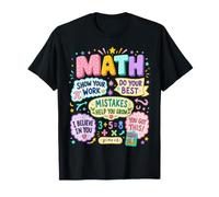 Math Teacher Classroom Learning Back to School T-Shirt