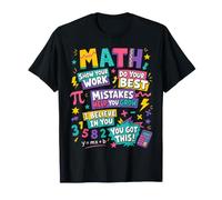 Math Teacher Classroom Learning Back to School T-Shirt