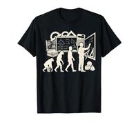 Math Teacher Evolution Mathematics Geometry Algebra T-Shirt