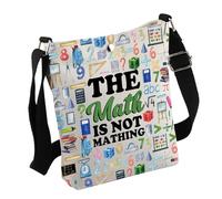 Math Teacher Gift The Math Is Not Mathing Crossbody Bag Mathematician Gift M-ath Teacher Appreciation G-ift, Math Bag