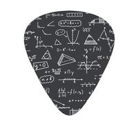 Math Teacher Gifts,12 Pcs Guitar Pick,3 Different Thickness Plectrums for Acoustic Guitar Bass Ukulele (0.46mm 0.96mm 0.71mm)