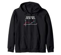 Math Teacher Gifts - Sometimes I go off on a tangent Zip Hoodie