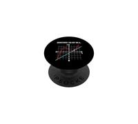 Math Teacher I Go Off on a Tangent Funny Math Humor Design PopSockets Adhesive PopGrip