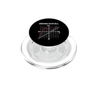 Math Teacher I Go Off on a Tangent Funny Math Humor Design PopSockets PopGrip for MagSafe