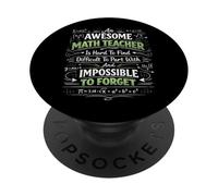 Math Teacher Nerd Student Formula Equation An Awesome Math PopSockets Adhesive PopGrip