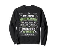 Math Teacher Nerd Student Formula Equation An Awesome Math Sweatshirt