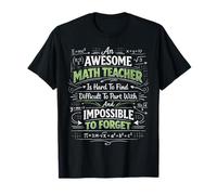 Math Teacher Nerd Student Formula Equation an Awesome Math T-Shirt