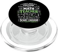 Math Teacher Nerd Student Formula Equation Halloween I Don’T PopSockets PopGrip for MagSafe
