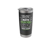 Math Teacher Nerd Student Formula Equation Halloween I Don’T Stainless Steel Insulated Tumbler