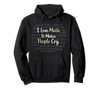 Math Teacher Nerd Student Formula Equation I Love Math It Pullover Hoodie