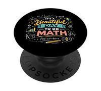 Math Teacher Nerd Student Formula Equation It's A Beautiful PopSockets Adhesive PopGrip