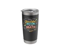Math Teacher Nerd Student Formula Equation It's A Beautiful Stainless Steel Insulated Tumbler