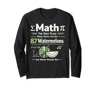 Math Teacher Nerd Student Formula Equation Math The Only Long Sleeve T-Shirt