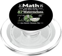 Math Teacher Nerd Student Formula Equation Math The Only PopSockets PopGrip for MagSafe