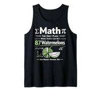 Math Teacher Nerd Student Formula Equation Math The Only Tank Top