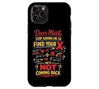Math Teacher Nerd Student Formula Equation Pun Dear Math Case for iPhone 11 Pro