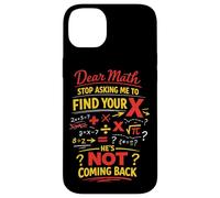 Math Teacher Nerd Student Formula Equation Pun Dear Math Case for iPhone 14 Plus
