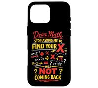 Math Teacher Nerd Student Formula Equation Pun Dear Math Case for iPhone 16 Pro Max