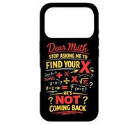 Math Teacher Nerd Student Formula Equation Pun Dear Math Case for iPhone 17 Pro