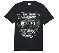 Math Teacher Nerd Student Formula Equation Pun Dear Math Comfort Colors Adult Heavyweight T-Shirt