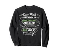Math Teacher Nerd Student Formula Equation Pun Dear Math Sweatshirt