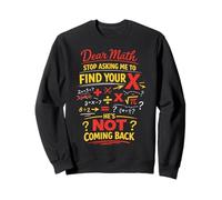 Math Teacher Nerd Student Formula Equation Pun Dear Math Sweatshirt