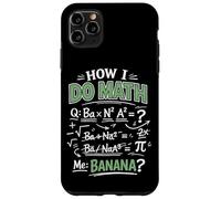 Math Teacher Nerd Student Formula Equation Pun How I Do Math Case for iPhone 11 Pro Max