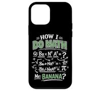 Math Teacher Nerd Student Formula Equation Pun How I Do Math Case for iPhone 12 mini