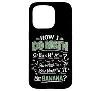 Math Teacher Nerd Student Formula Equation Pun How I Do Math Case for iPhone 15 Pro