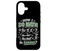 Math Teacher Nerd Student Formula Equation Pun How I Do Math Case for iPhone 17