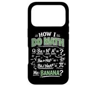 Math Teacher Nerd Student Formula Equation Pun How I Do Math Case for iPhone 17 Pro