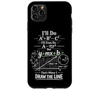 Math Teacher Nerd Student Formula Equation Pun I'll Do A2 B2 Case for iPhone 11 Pro Max