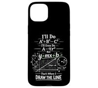 Math Teacher Nerd Student Formula Equation Pun I'll Do A2 B2 Case for iPhone 15 Plus