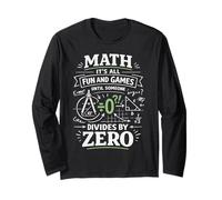 Math Teacher Nerd Student Formula Equation Pun Math It's All Long Sleeve T-Shirt