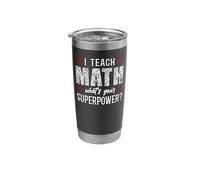Math Teacher Nerd Student I Teach Math What's Your Stainless Steel Insulated Tumbler