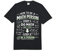 Math Teacher Nerd Student Pun Formula Equation How to Be A Comfort Colors Adult Heavyweight T-Shirt