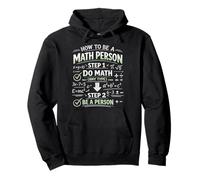Math Teacher Nerd Student Pun Formula Equation How To Be A Pullover Hoodie
