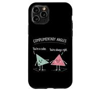 Math Teacher Nerd Student Triangle Pun Complimentary Angels Case for iPhone 11 Pro