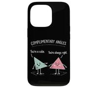 Math Teacher Nerd Student Triangle Pun Complimentary Angels Case for iPhone 13 Pro