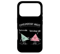 Math Teacher Nerd Student Triangle Pun Complimentary Angels Case for iPhone 17 Pro