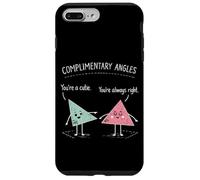 Math Teacher Nerd Student Triangle Pun Complimentary Angels Case for iPhone 7 Plus/8 Plus
