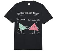 Math Teacher Nerd Student Triangle Pun Complimentary Angels Comfort Colors Adult Heavyweight T-Shirt
