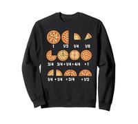 Math Teacher Pizza Fraction Sweatshirt