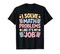 Math Teacher Solving Math Problems Elementary Math Teachers T-Shirt