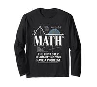 Math The First Step is Admitting You Have A Problem Men Long Sleeve T-Shirt
