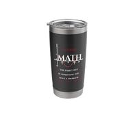 Math The First Step is Admitting You Have A Problem, Vintage Stainless Steel Insulated Tumbler
